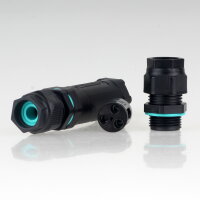 Kopp Verbindungsmuffe Kabelverbinder schraubbar IP68 für 3 adrige Kabel 1,0 - 2,5 mm² 3726.0108.5
