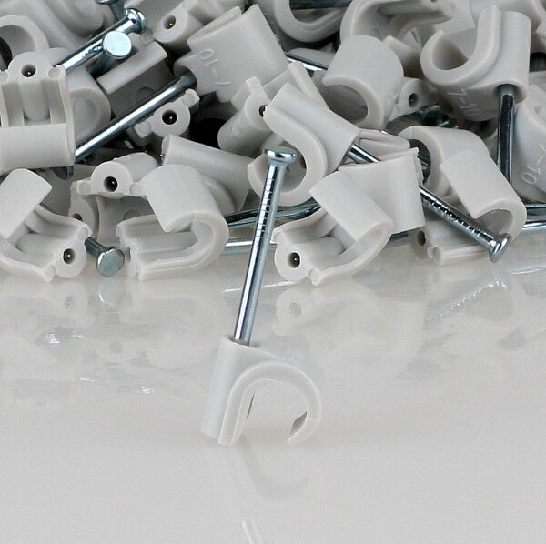 Kopp ISO-Kabelschellen mit Stahlnagel 7–10 mm – 50 Stück 3427.0408.0