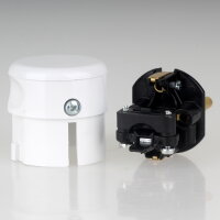 Kopp Schutzkontakt Winkelstecker Arktisweiß 16A 230V für Kabel bis 3x1,5 mm² 1785.0200.7