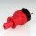 Kopp Schutzkontakt-Stecker mit Knickschutz IP44 Rot Bruchfest 16A 250V 1730.1200.4