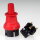 Kopp Schutzkontakt-Stecker mit Knickschutz IP44 Rot Bruchfest 16A 250V 1730.1200.4