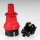 Kopp Schutzkontakt-Stecker mit Knickschutz IP44 Rot Bruchfest 16A 250V 1730.1200.4