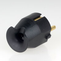Kopp Schutzkontakt-Stecker Schwarz 16A 250V IP20 für...