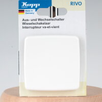 Kopp Rivo Aus- und Wechselschalter Weiß...