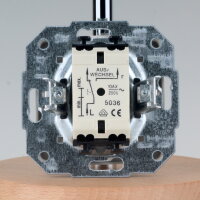 Kopp Rivo Aus- und Wechselschalter Weiß ähnlich RAL 9010 10A 250V 5856.1708.4