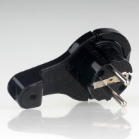 Kopp Schutzkontakt Winkelstecker Extra Flach Schwarz 16A...