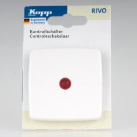 Kopp Rivo Kontrollschalter Weiß ähnlich RAL...
