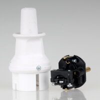 Kopp Schutzkontakt-Stecker Weiß IP44 16A 250V für Kabel bis 3x1,5 mm² 1730.0200.7