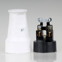 Kopp Schutzkontakt-Kupplung Weiß IP20 16A 250VAC für Kabel bis 3x1,5 mm² 1827.0200.4