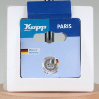 Kopp Paris 1-fach Abdeckrahmen Arktisweiß 83x83 mm...