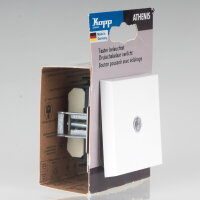 Kopp Athenis Taster beleuchtet Reinweiß...