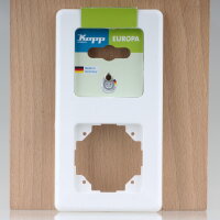 Kopp Europa Abdeckrahmen 2-fach Arktisweiß 152x80...