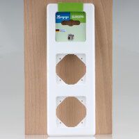 Kopp Europa Abdeckrahmen 3-fach Arktisweiß 223x80...