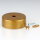 REV Lampen Verteilerbaldachin-Set Kunststoff Gold Ø 66 mm mit Zugentlastung 0513363777