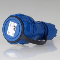 PCE Schutzkontaktkupplung blau IP66/IP68 druckwasserdicht...