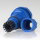PCE Schutzkontaktkupplung blau IP66/IP68 druckwasserdicht 16A 250V Typ 20251