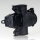 Unitec Gummi Schutzkontakt 3-Wege-Kupplung 16A 250V mit Klappdeckel IP44 schwarz 44220L