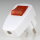 Unitec Schutzkontakt-Winkelstecker weiß mit Schalter orange beleuchtet 10A/250 V AC 2-polig 44084L