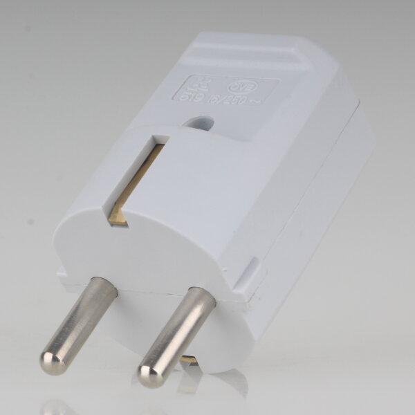 Unitec Schutzkontakt-Stecker grau 16 A/250V AC mit Schraubklemmen 40547L