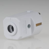 Unitec Schutzkontakt-Stecker grau 16 A/250V AC mit Schraubklemmen 40547L
