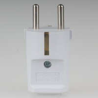 Unitec Schutzkontakt-Stecker grau 16 A/250V AC mit Schraubklemmen 40547L