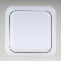 Unitec Taster Aufputz Alpinweiß 10AX / 250V IP20...